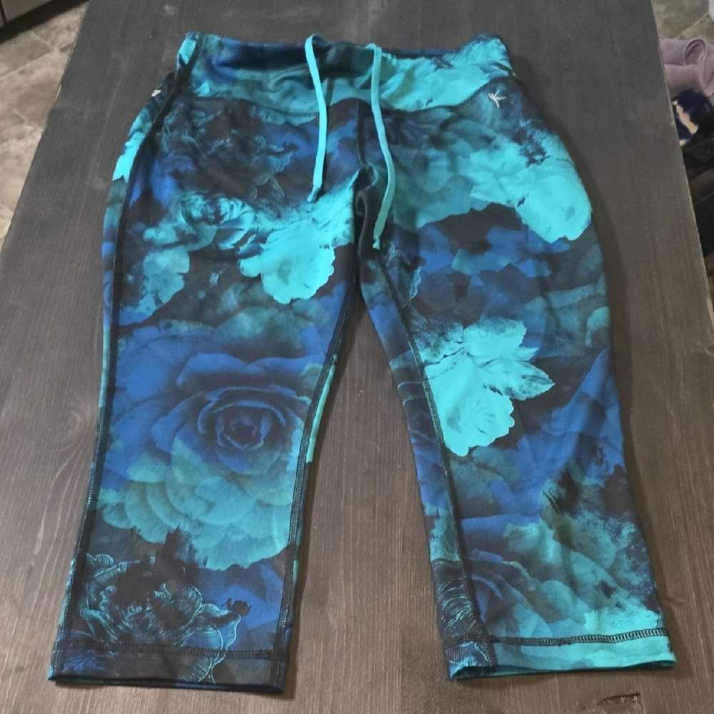 Danskin Teal and Black Leggings